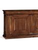 Credenza 2 porte 2 cassetti Legno grezzo 230x57x113