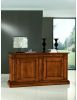 Credenza 2 porte 2 cassetti Legno grezzo 230x57x113