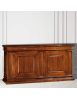 Credenza 2 porte 2 cassetti Legno grezzo 230x57x113