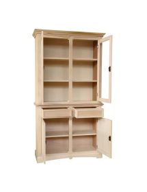 CRISTALLIERA CLASSICA GOCCIA LEGNO BIANCO 117x46x220