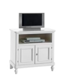 PORTA TV ARTE POVERA 2 ANTE LEGNO BIANCO SPORCO 85x46x80 (6057)