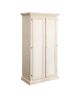 ARMADIO CLASSICO IN LEGNO 2 PORTE GREZZO L.86 P.45 H.161