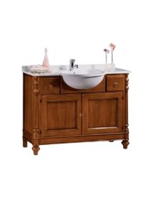 Mobile bagno arte povera con lavabo vari colori 108 cm