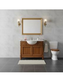 Mobile bagno arte povera con lavabo vari colori 108 cm