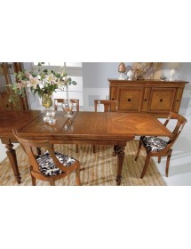 MOBILI 2G - TAVOLO ALLUNGABILE LEGNO NOCE A SERRANDINA L.160 x P.90 H.80