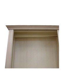Armadio classico 2 porte scorrevoli legno grezzo 183X67X214
