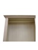 Armadio classico 2 porte scorrevoli legno grezzo 183X67X214