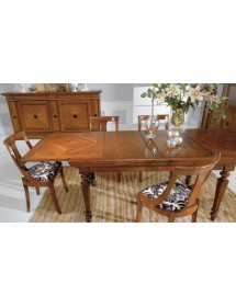 MOBILI 2G - TAVOLO ALLUNGABILE LEGNO NOCE A SERRANDINA L.160 x P.90 H.80