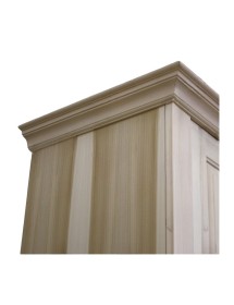 Armadio classico 2 porte scorrevoli legno grezzo 183X67X214