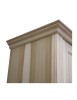 Armadio classico 2 porte scorrevoli legno grezzo 183X67X214