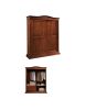 Armadio classico 2 porte scorrevoli legno grezzo 183X67X214