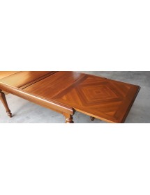 MOBILI 2G - TAVOLO ALLUNGABILE LEGNO NOCE A SERRANDINA L.160 x P.90 H.80