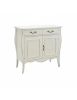Madia Credenza classica legno bianco spigolato marrone 105x50x100