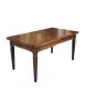 MOBILI 2G - TAVOLO RETTANGOLARE ALLUNGABILE LEGNO TINTA NOCE 160/320X90