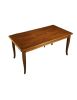 MOBILI 2G - Tavolo allungabile rettangolare classico intarsio bassano 170X90x78 vista frontale