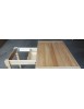 MOBILI 2G - TAVOLO ALLUNGABILE LEGNO MASSELLO L.100 P.100 H.78