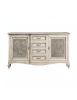 MADIA 2 PORTE 4 CASSETTI PAGLIA DI VIENNA SHABBY 200X52x113
