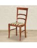 SEDIA CLASSICA LEGNO MASSELLO VARI COLORI SEDUTA IMBOTTITA 47X55X96