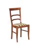 SEDIA CLASSICA LEGNO MASSELLO VARI COLORI SEDUTA IMBOTTITA 47X55X96