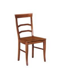 Sedia classica legno massello vari colori seduta legno 47X55X96