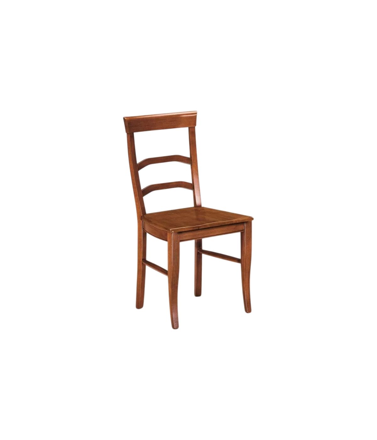 Sedia classica legno massello vari colori seduta legno 47X55X96