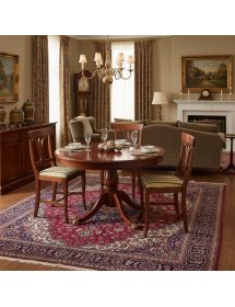 Sedia classica legno massello vari colori seduta imbottita 44X50X92