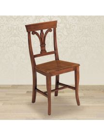 Sedia classica legno massello vari colori seduta legno 44X50X92