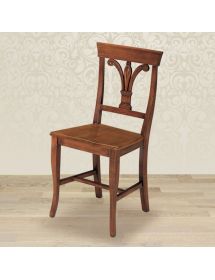 Sedia classica legno massello vari colori seduta legno 44X50X92