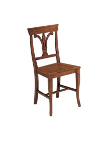 Sedia classica legno massello vari colori seduta legno 44X50X92
