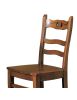 Sedia classica legno massello vari colori seduta legno 44X48X96