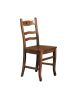 Sedia classica legno massello vari colori seduta legno 44X48X96