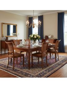 Sedia classica seduta e schienale paglia di vienna noce bassano 48x55x96