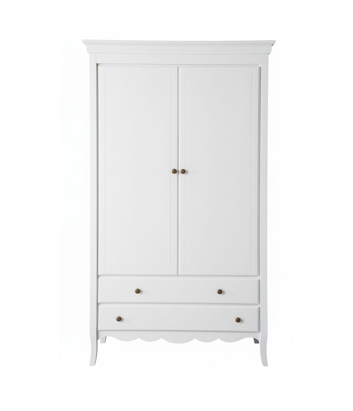 Armadio legno 2 porte 3 cassetti legno shabby vari colori 110X55X190