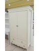 Armadio legno 2 porte 3 cassetti legno shabby vari colori 110X55X190