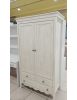 Armadio legno 2 porte 3 cassetti legno shabby vari colori 110X55X190