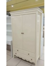 Armadio legno 2 porte 3 cassetti legno shabby vari colori 110X55X190