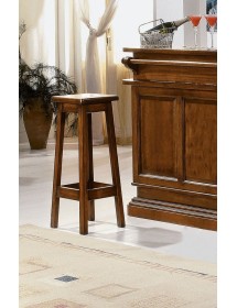 MOBILI 2G - SGABELLO BAR RISTORANTE IN LEGNO MASSELLO  L.31 P.31 H.76