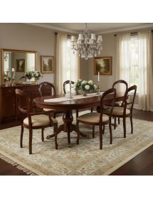 SEDIA IMBOTTITA IN LEGNO MASSELLO INTAGLIATA CON FREGI