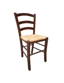 SET 2 SEDIE CAMPAGNOLA LEGNO/PAGLIA (593)