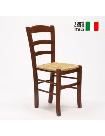 SET 2 SEDIE CAMPAGNOLA LEGNO/PAGLIA (593)