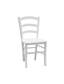 SET 2 SEDIE SHABBY CAMPAGNOLA LEGNO LACCATO BIANCO (1001)