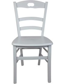 SET 2 SEDIE SHABBY IMPUGNATURA LEGNO LACCATO BIANCO (1002)