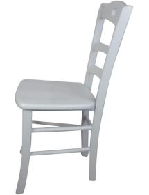 SET 2 SEDIE SHABBY IMPUGNATURA LEGNO LACCATO BIANCO (1002)