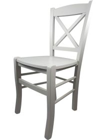 SET 2 SEDIE SHABBY IN FAGGIO LACCATA BIANCA CON SEDUTA IN LEGNO DI ...