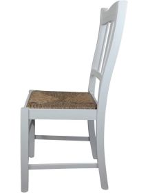 SET 2 SEDIE modello SILVANA in LEGNO DI FAGGIO/PAGLIA sedie da pranzo cucina casa ristorante