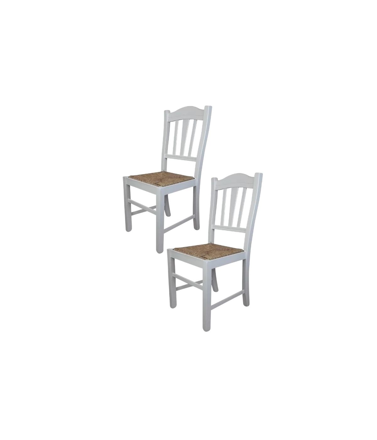 SET 2 SEDIE modello SILVANA in LEGNO DI FAGGIO/PAGLIA sedie da pranzo cucina casa ristorante