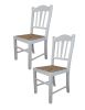 SET 2 SEDIE modello SILVANA in LEGNO DI FAGGIO/PAGLIA sedie da pranzo cucina casa ristorante