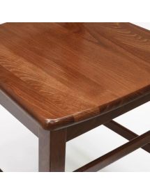 SET 2 SEDIE GENDARME LEGNO/NOCE SEDUTA LEGNO (591)
