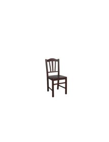 SET 2 SEDIE GENDARME LEGNO/NOCE SEDUTA LEGNO (591)
