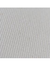 Sedia legno shabby bianco imbottita beige 44x46x96